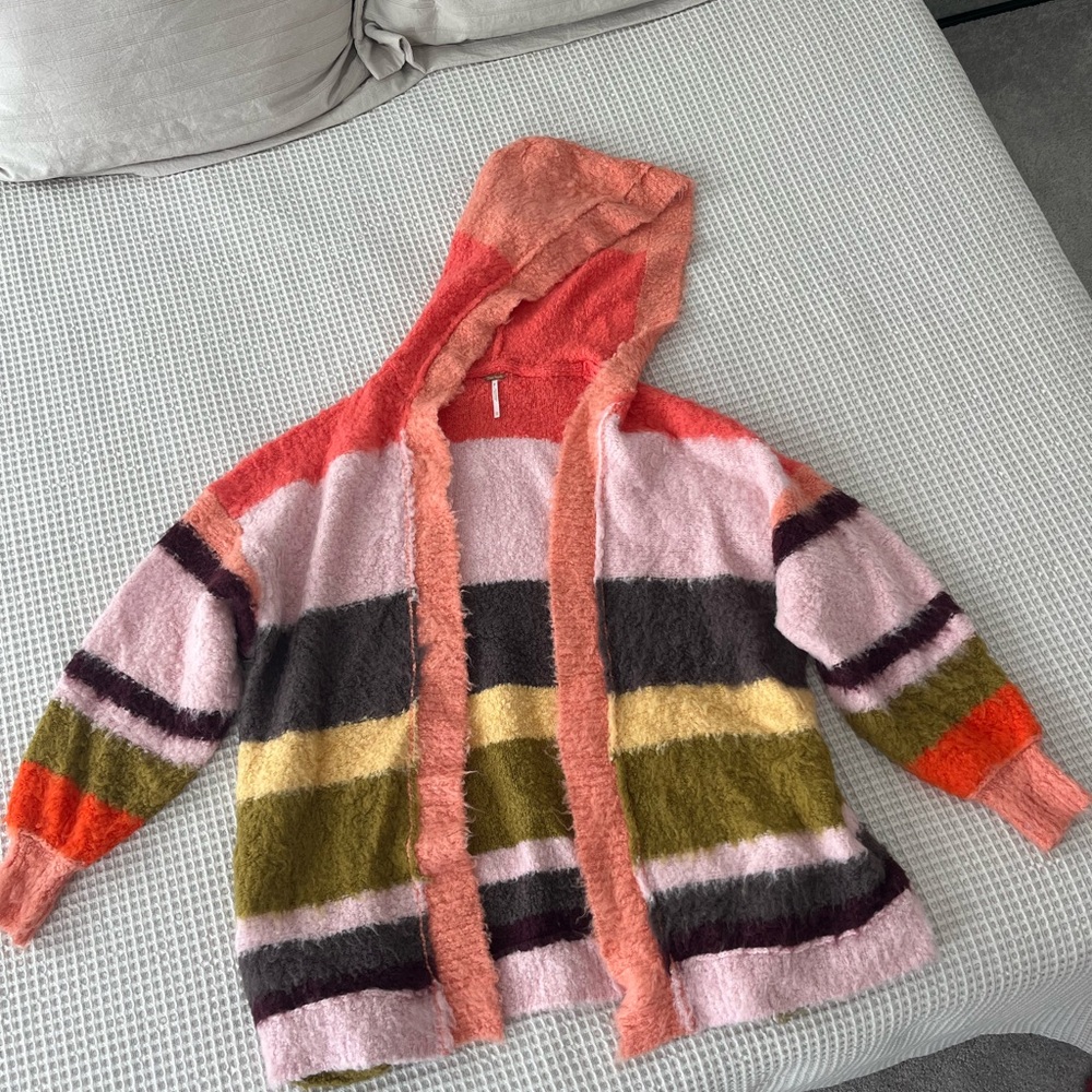 Free People Stripped Cardigan